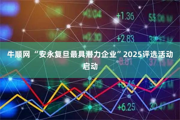 牛顺网 “安永复旦最具潜力企业”2025评选活动启动