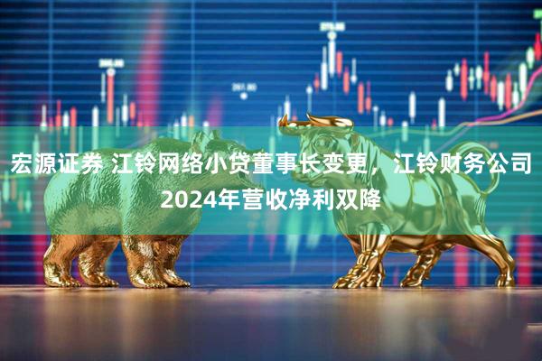 宏源证券 江铃网络小贷董事长变更,江铃财务公司2024年营收净利双降